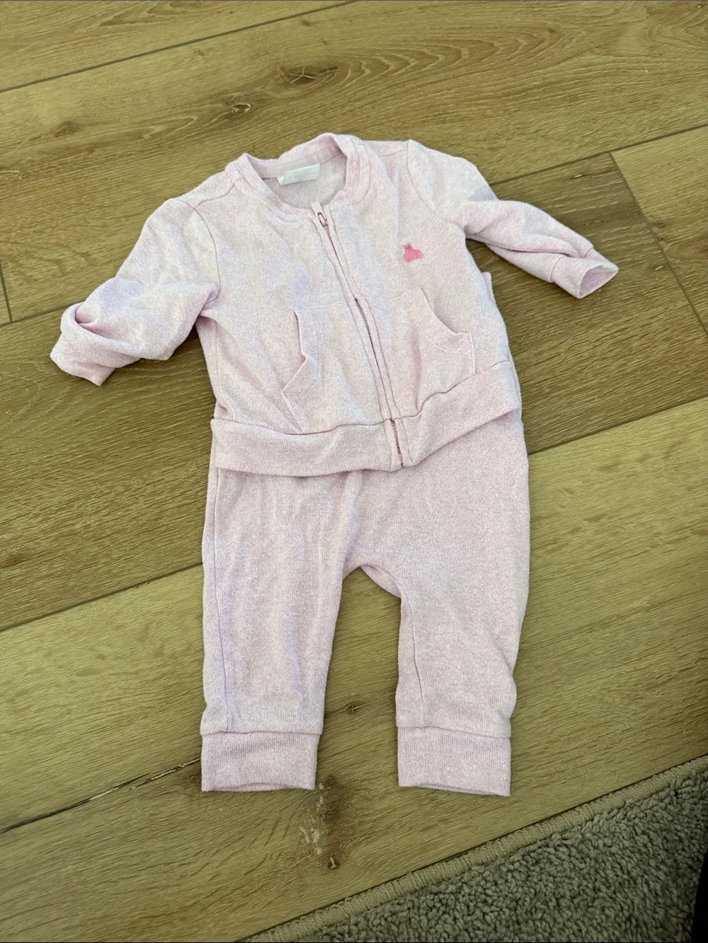 GAP Pink Sparkle Two-Piece Bodysuit Set